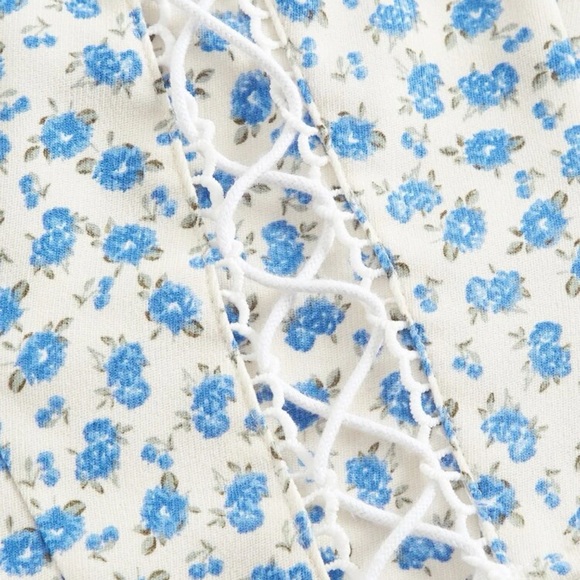 super cute floral tie tank top - Picture 3 of 10